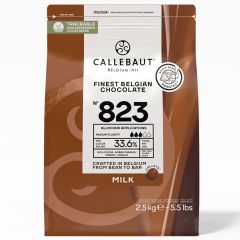 Callets Chocolate con leche 33,6% 2,5 kg - Sin gluten - Callebaut