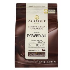 Callets Chocolate negro 80% 2,5 kg - Sin gluten - Callebaut