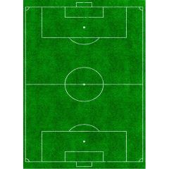 Papel de azúcar Campo de fútbol - María Lunarillos