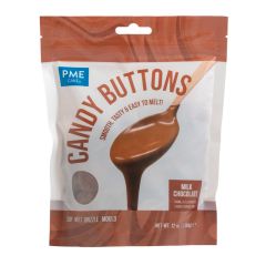 Candy Buttons marrón chocolate 340 g - PME