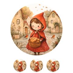 Oblea de Caperucita - 20 cm - María Lunarillos