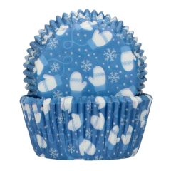 Cápsulas azules Cozy Winter (48) - Funcakes