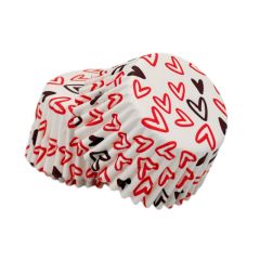 Cápsulas corazones rojos y negros San Valentín (72) - Pastry Colours