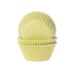 Cápsulas mini amarillas pastel 2,5 cm (100) - House of Marie