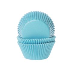 Cápsulas mini azules pastel 2,5 cm (100) - House of Marie