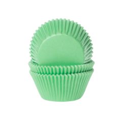 Cápsulas mini verdes menta pastel 2,5 cm (100) - House of Marie