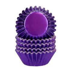Cápsulas mini moradas metalizadas (160) - Wilton