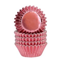 Cápsulas mini rosas metalizadas (160) - Wilton