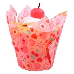 Cápsulas muffins rosas dulces Sweet Love (24) - PME