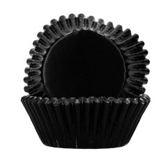Cápsulas negras metalizadas (48) - Funcakes