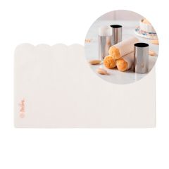 Cápsulas para cartuchos napolitanos Blancos 10 x 6 cm (50) - Decora