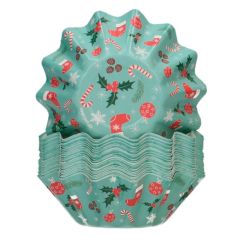 Cápsulas rígidas estrella calcetines Navidad (48) - Funcakes