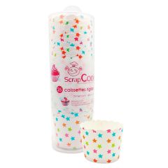 Cápsulas rígidas estrellas de colores (25) - ScrapCooking