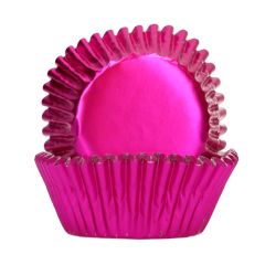 Cápsulas rosas metalizadas (48) - Funcakes
