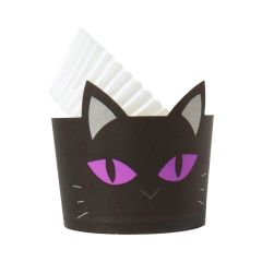 Cápsulas para cupcakes gato Halloween (12) - PME