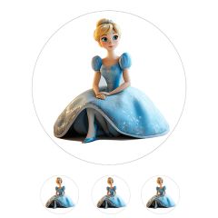 Oblea de La Cenicienta - 20 cm - María Lunarillos