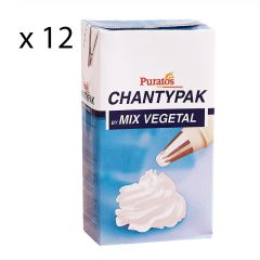 Chantypak: Nata vegetal pack 12 litros - Sin gluten - Puratos