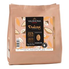 Chocolate de cobertura blanco 35% Dulcey 1 kg - Valrhona