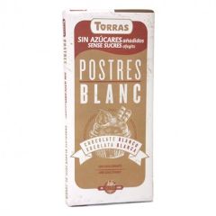 Chocolate postres blanco, especial para fundir - Torras