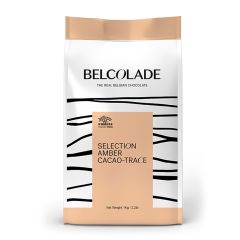 Chocolate de cobertura blanco caramelo Amber 30% Belcolade 1 kg - Puratos