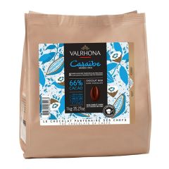 Chocolate de cobertura negro 66% Caraïbe 1 kg - Valrhona