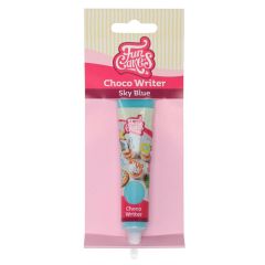 Chocolate decorativo azul cielo Choco Writer 25 g - Funcakes