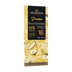 Chocolate con leche 40% Jivara 70 g - Valrhona