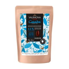 Chocolate de cobertura negro 66% Caraïbe 250 g - Valrhona
