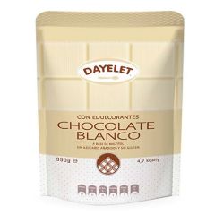 Chocolate sin azúcar blanco 350 gr - Sin gluten - Dayelet