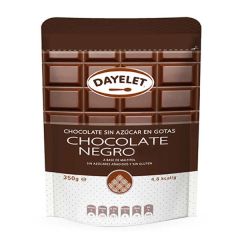 Chocolate sin azúcar negro 52% 350 gr - Sin gluten - Dayelet
