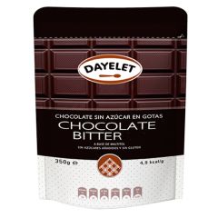 Chocolate sin azúcar negro 72% 350 gr - Sin gluten - Dayelet