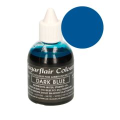Colorante para aerógrafo azul oscuro 60 ml - Sin gluten - Sugarflair