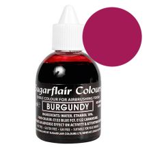 Colorante para aerógrafo burdeos 60 ml - Sin gluten - Sugarflair