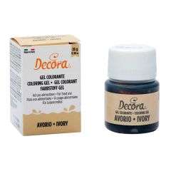 Colorante en gel marfil 28 g - Decora