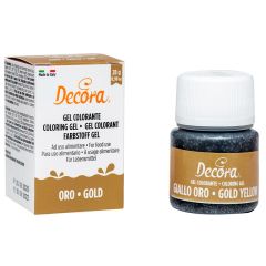 Colorante en gel oro 28 g - Decora