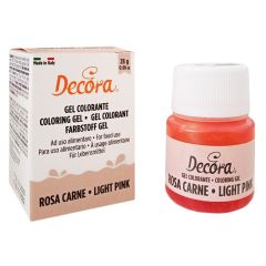 Colorante en gel rosa carne 28 g - Decora