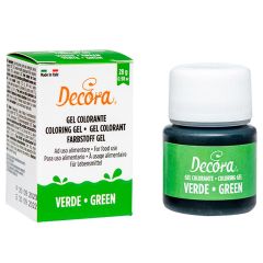 Colorante en gel verde 28 g - Decora