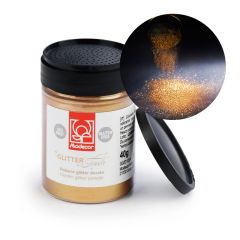 Colorante en polvo oro brillante 40 g - Sin gluten - Modecor