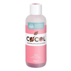 Colorante liposoluble para chocolate rosa 75 g - Sin gluten - Squires Kitchen
