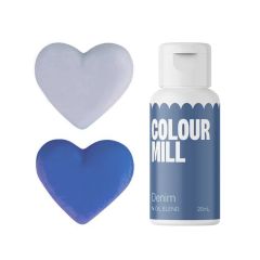 Colorante liposoluble gel azul denim 20 ml - Colour Mill