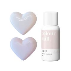 Colorante liposoluble gel gris Taupe 20 ml - Colour Mill