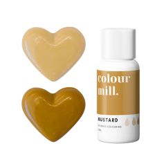 Colorante liposoluble gel marrón mostaza 20 ml - Colour Mill