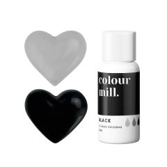 Colorante liposoluble gel negro 20 ml - Colour Mill