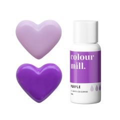 Colorante liposoluble gel púrpura 20 ml - Colour Mill