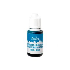 Colorante liposoluble líquido para chocolate azul 15 g - Decora