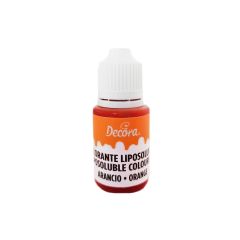 Colorante liposoluble líquido para chocolate naranja 15 g - Decora