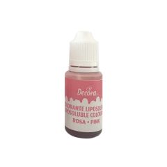 Colorante liposoluble líquido para chocolate rosa 15 g - Decora