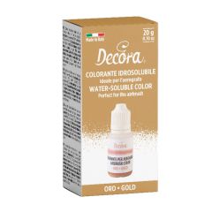 Colorante líquido para aerógrafo oro metalizado 20 g - Decora