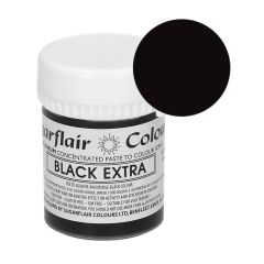 Colorante negro EXTRA 42 g - Sin gluten - Sugarflair
