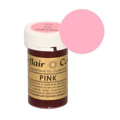 Colorante rosa 25 g - Sin gluten - Sugarflair